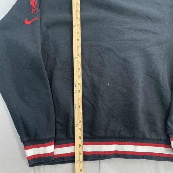 *SOLD* Nike Miami Heat Sweatshirt Men's Size L Black NBA Basketball Crewneck - Picture 7 of 8